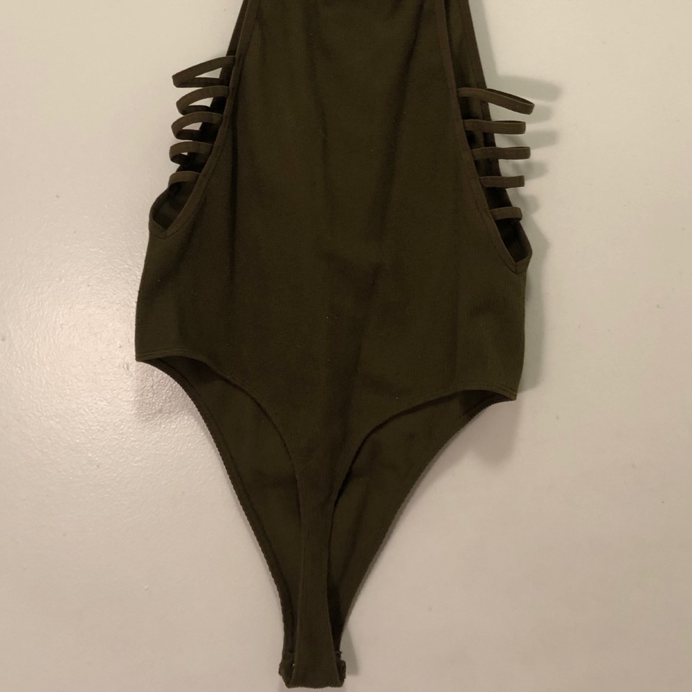 Olive Green Bodysuit